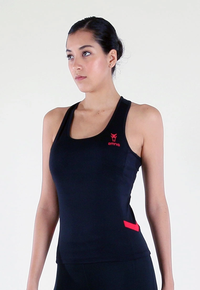 Amnig Women Maxforce Victory Compression Singlet (Black) - Image 3