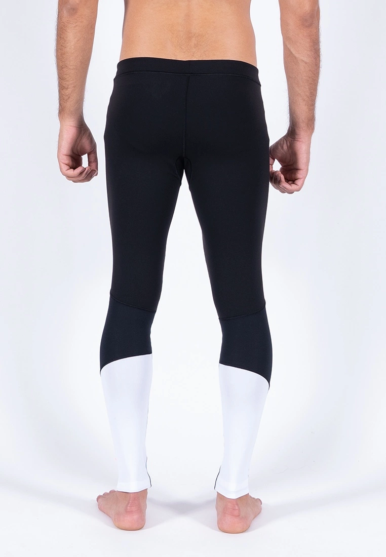 Amnig Men Brisk Compression Long Pants (Black/White) - Image 4