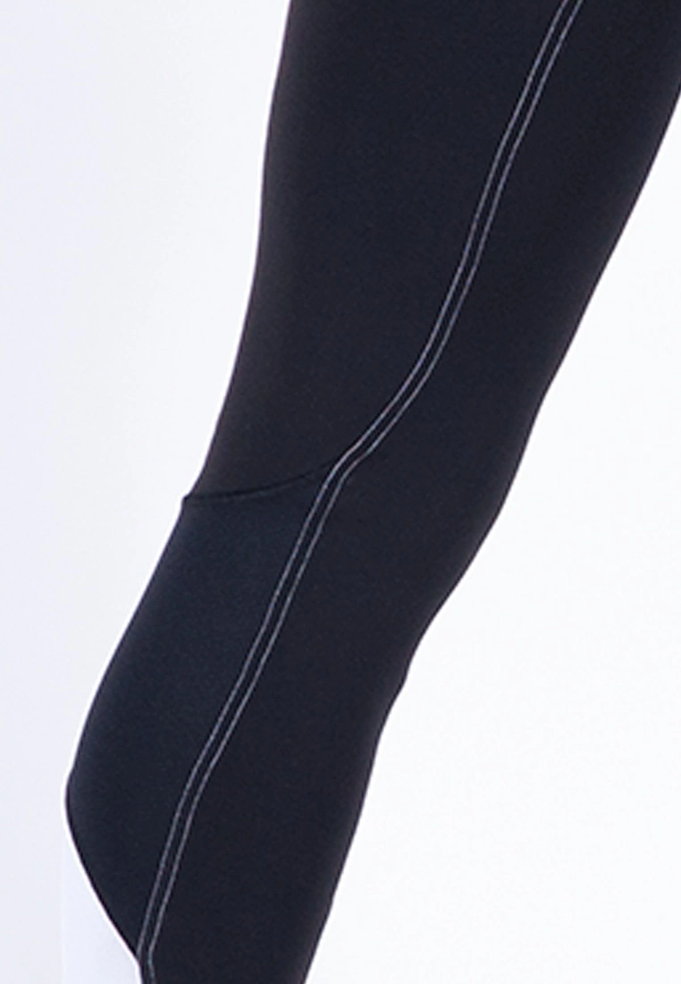 Amnig Men Brisk Compression Long Pants (Black/White) - Image 5