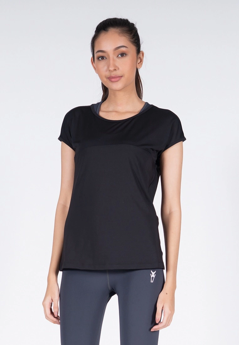 Amnig Women Training Short Sleeve Top