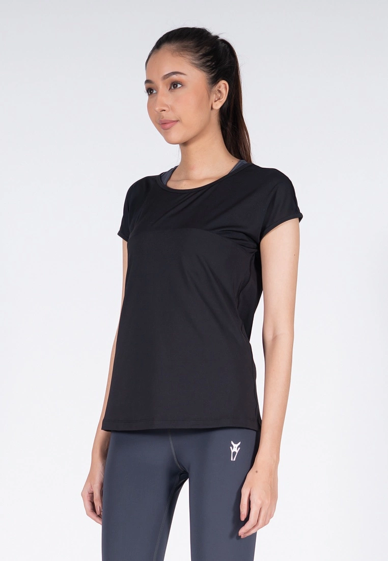 Amnig Women Training Short Sleeve Top - Image 2