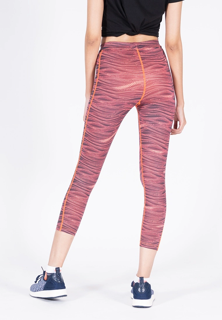 Amnig Women Active Capri (Fluro Peach) - Image 4