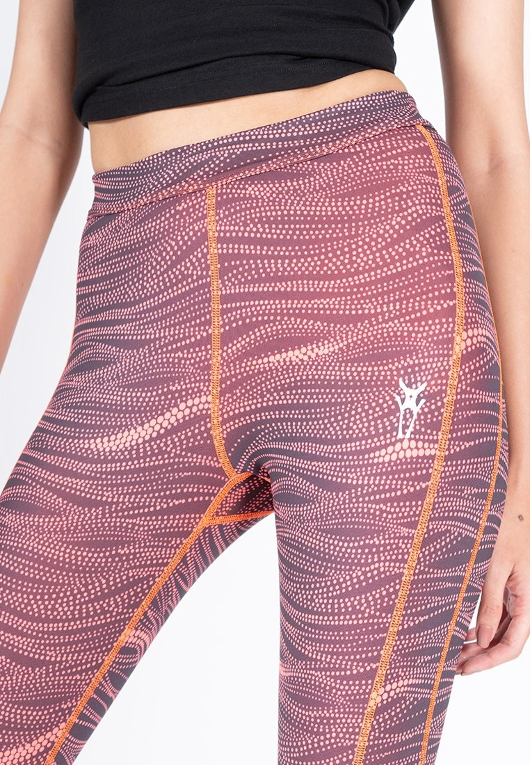 Amnig Women Active Capri (Fluro Peach) - Image 6