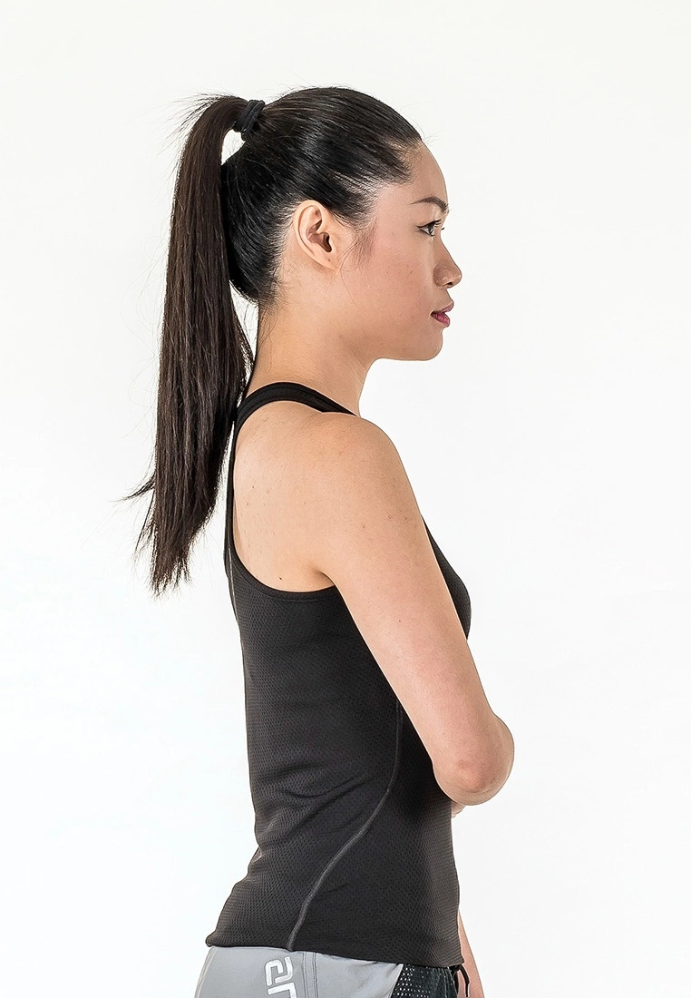 Amnig Women Pace Running Tank Top (Black) - Image 3