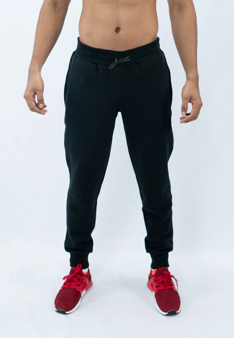 Amnig Men Essential Sweatpants (Black)