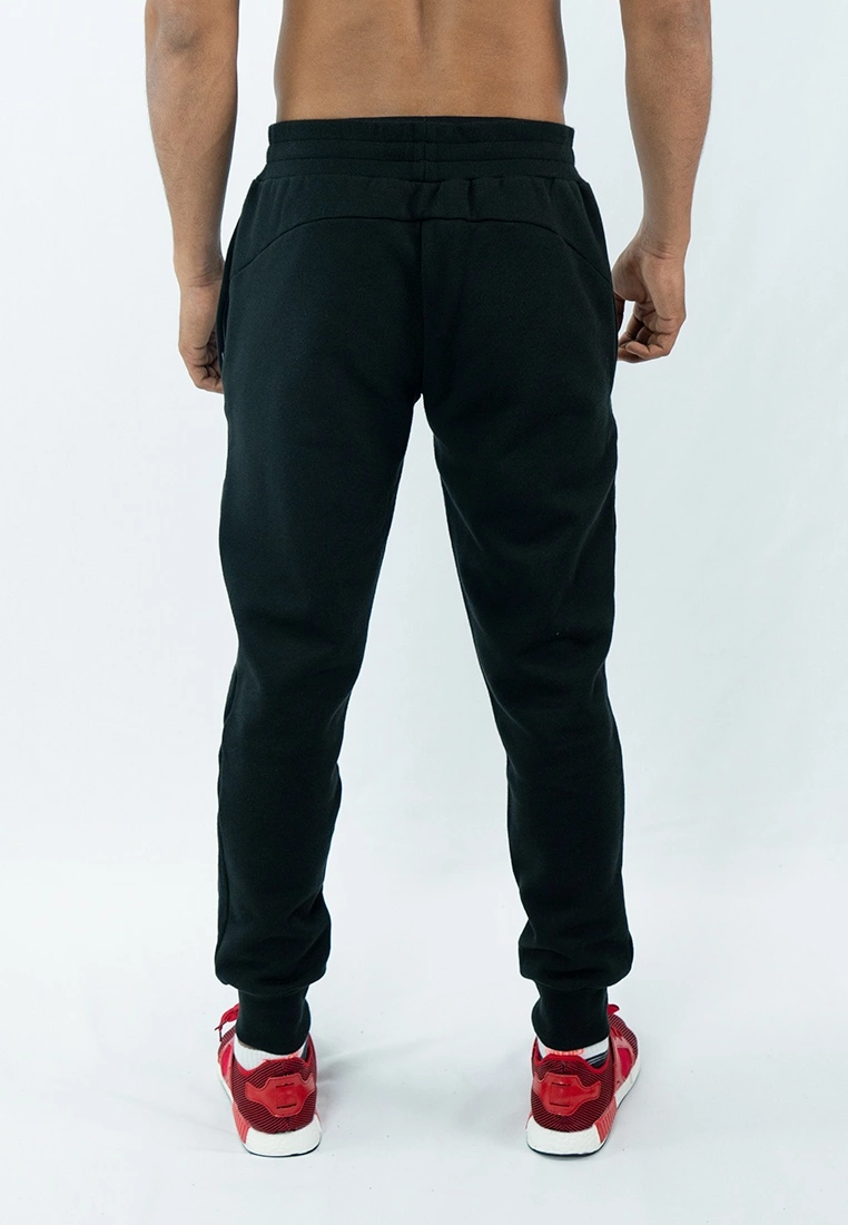 Amnig Men Essential Sweatpants (Black) - Image 4