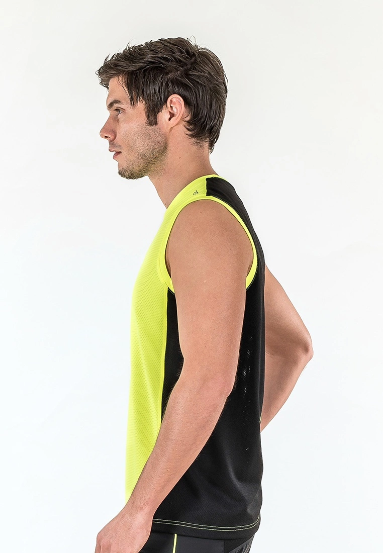 Amnig Men Pace Running Tank Top (Safety Yellow) - Image 5